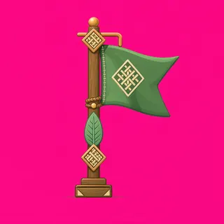 checkpoint flag, plain design