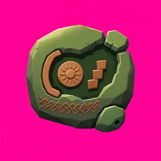 damaged small rock