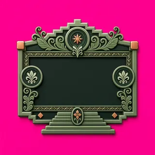 empty dialogue frame, selected state
