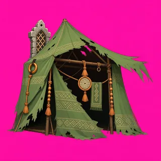damaged tent