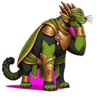 original adult beast enemy, facing east