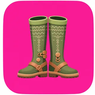 boots, plain design