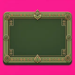empty menu panel, pressed state