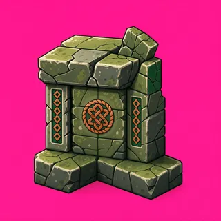 damaged relic pedestal