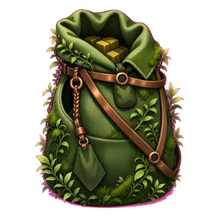 overgrown supply sack