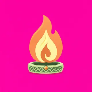 small flame