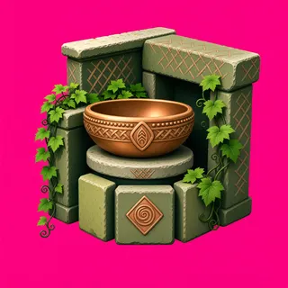 overgrown relic pedestal