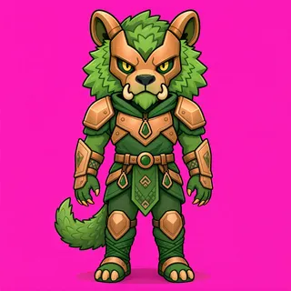 original adult beast enemy, facing south