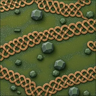 frosted tropical soil