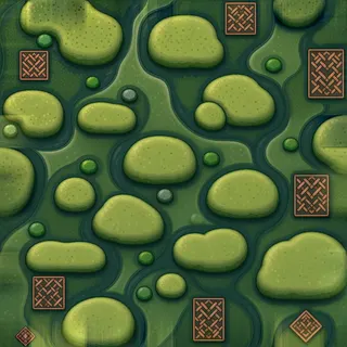 damp deep green ground moss