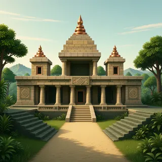 ancient landmark at daylight