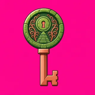 key, rare accent design