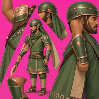 original adult guard, facing west