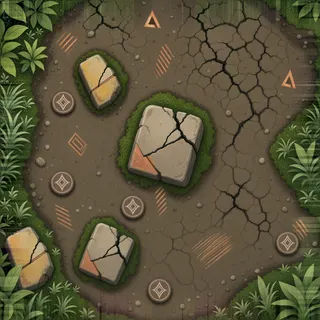 damaged tropical soil