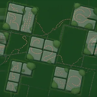 clean deep green ground moss