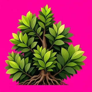 clean tall shrub