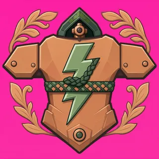lightning bolt, rare accent design