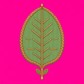 leaf, plain design