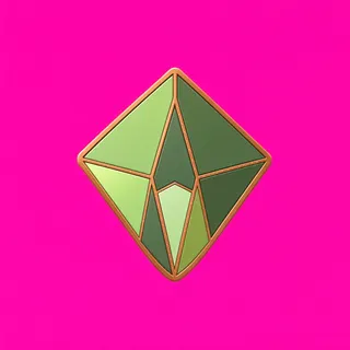 gem, plain design