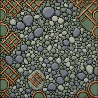 frosted river gravel