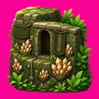 overgrown resource deposit