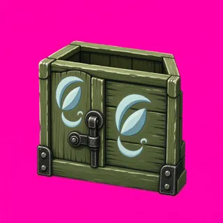 weathered wooden crate