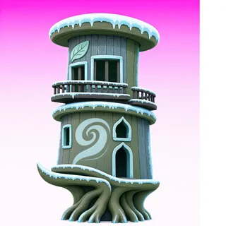 frosted watchtower
