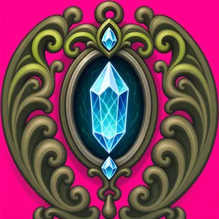 energy crystal, ornate design