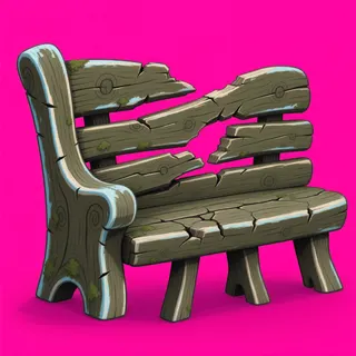 damaged bench