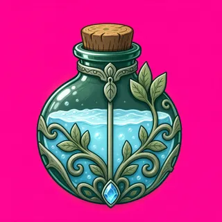 healing potion, rare accent design