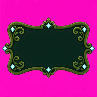 empty dialogue frame, selected state