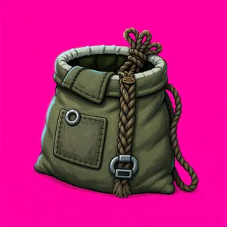 weathered supply sack