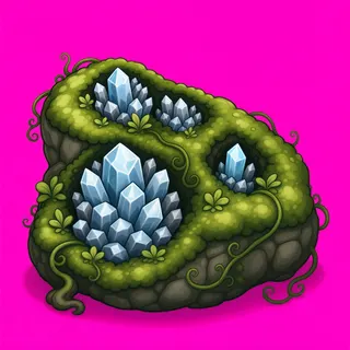 overgrown resource deposit