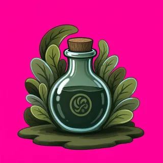 healing potion, plain design
