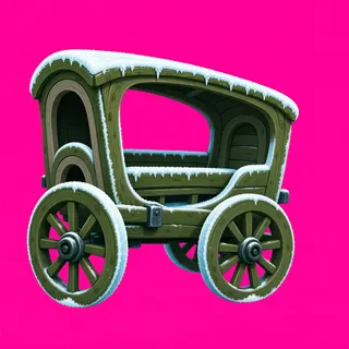 frosted abandoned cart