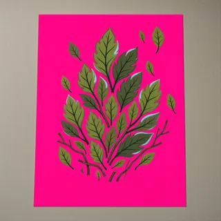 scattered twigs, clustered arrangement