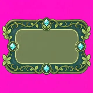 empty dialogue frame, normal state