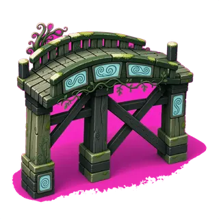 weathered small bridge