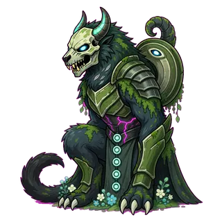 original adult beast enemy, facing west