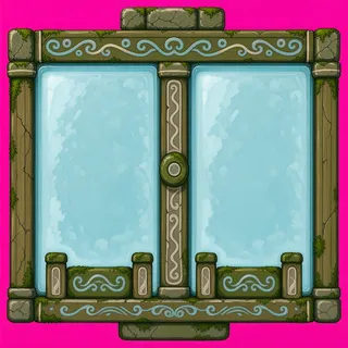 window frame, weathered