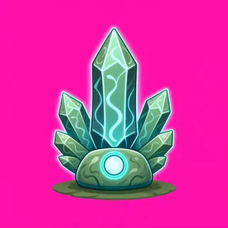 energy crystal, plain design