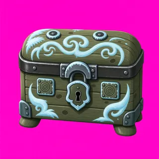 frosted storage chest