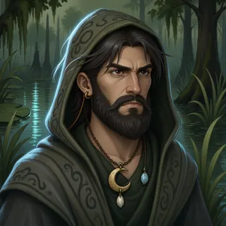 original adult merchant, determined expression