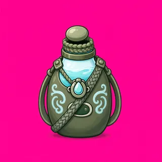 water flask, rare accent design