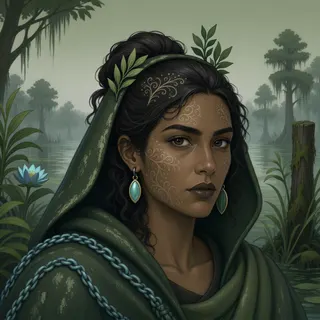 original adult caretaker, determined expression