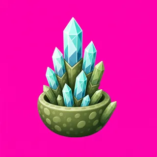 clean crystal cluster