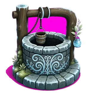 frosted well