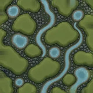 dust-covered low bank moss