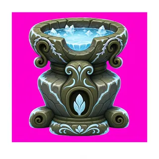 frosted relic pedestal