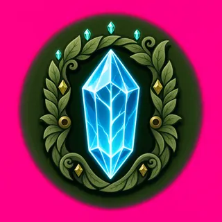 energy crystal, rare accent design